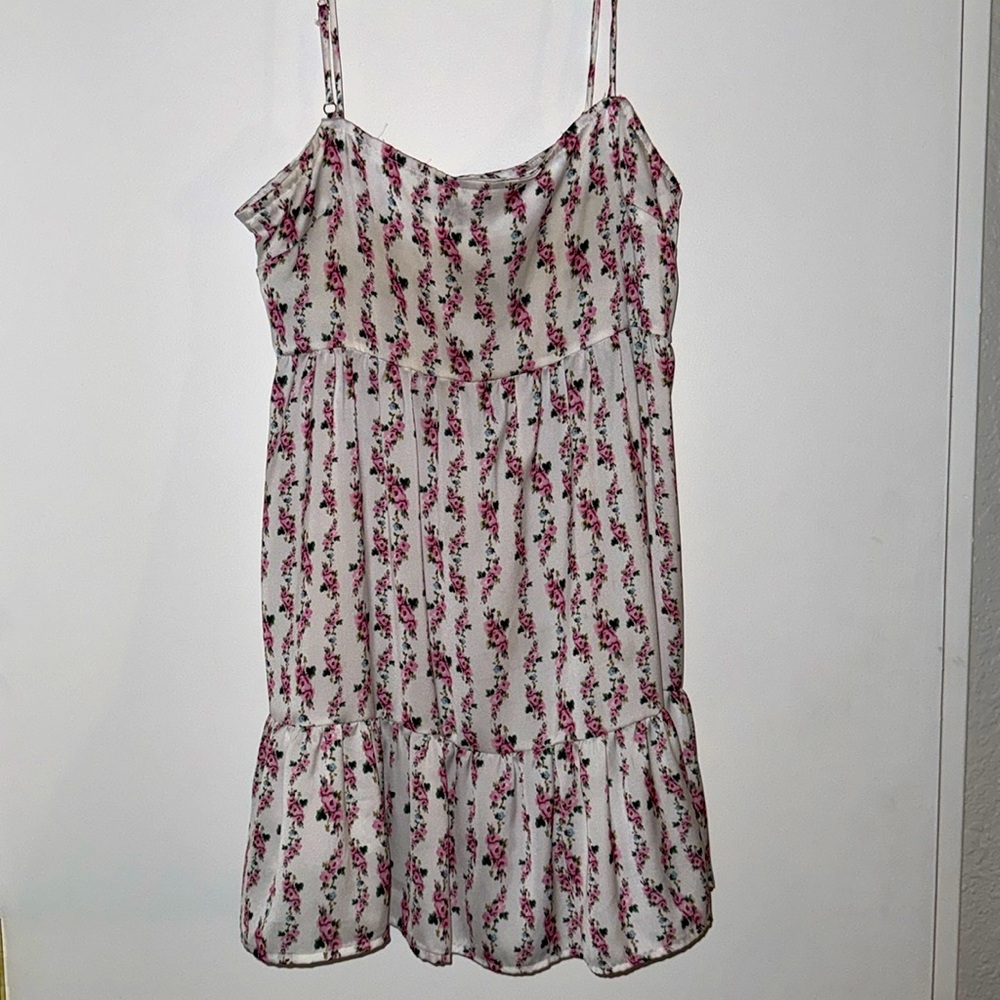 SKATIE BABYDOLL MINI DRESS Floral Spaghetti Strap Dress